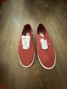 Vans Authentic Lo Pro Suede Sneakers Maroon